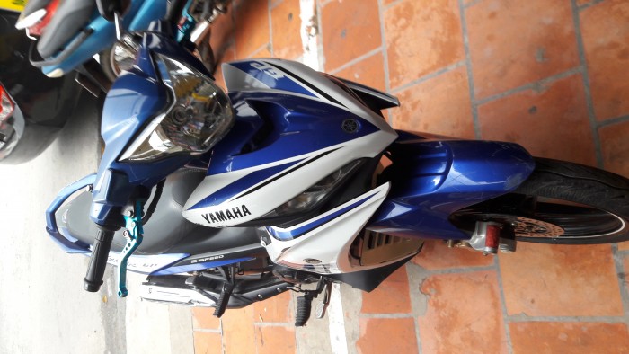 Xe exter yamaha màu xanh trắng đời 2014