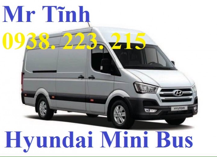 Xe 16 chỗ hyundai h350 mini bus thaco, xe 16 chỗ hyundai solati h350 thaco trường hải