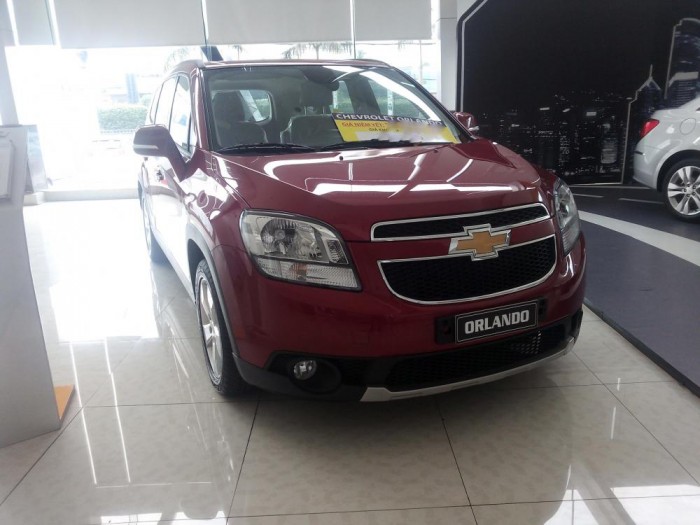 Chevrolet orlando hỗ trợ vay trả góp 100%, giá ưu đãi đặc biệt.