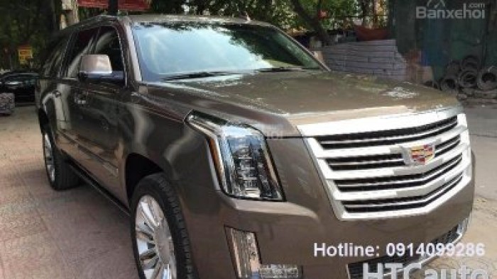Cadillac Escalade ESV Platinum Edition 2016 màu đồng