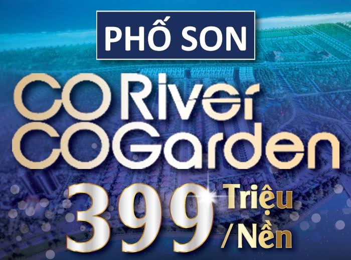 Bán Đất Biển Hà My, Coco River Garden, Cạnh Resort 5* The Nam Hải, 399 triệu/nền/125m2