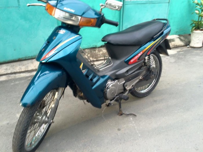 Suzuki viva 2 đĩa, màu xanh, zin nguyên