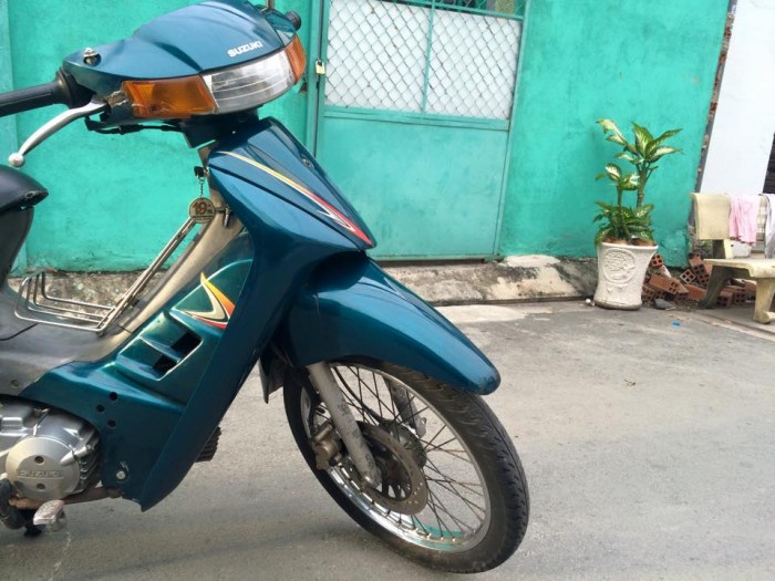 Suzuki viva 2 đĩa, màu xanh, zin nguyên