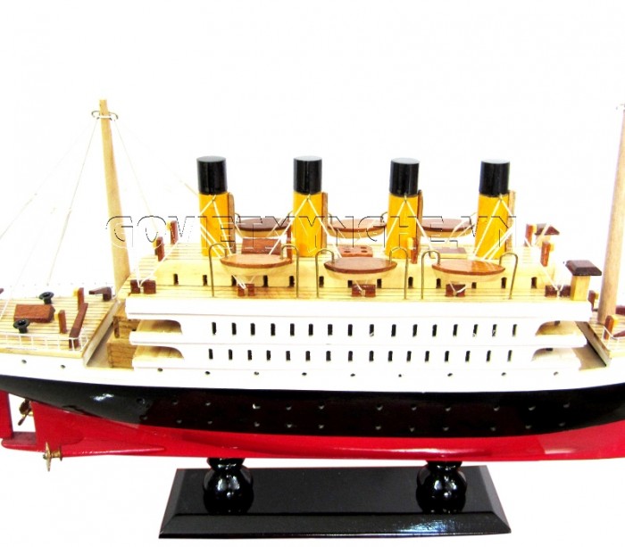 - Mô Hình Gỗ Du Thuyền Titanic 40cm,  60cm (Sơn)