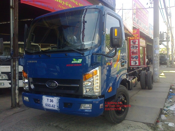 Cần bán xe tải Veam vt260 2 tấn thùng mui bạc dài 6m, động cơ hyundai