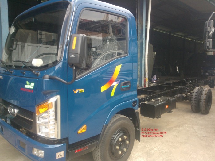 Cần bán xe tải Veam vt260 2 tấn thùng mui bạc dài 6m, động cơ hyundai
