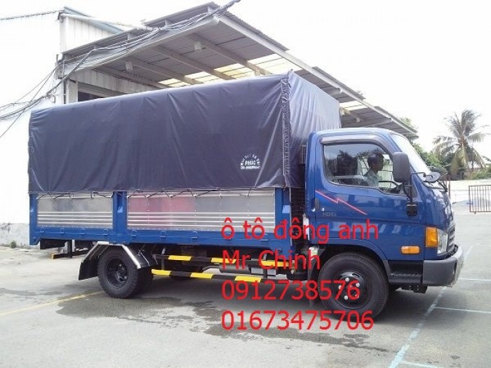 Cần bán xe tải veam hd800 8 tấn thùng dài 5,1m, thùng mui bạc, động cơ hyundai