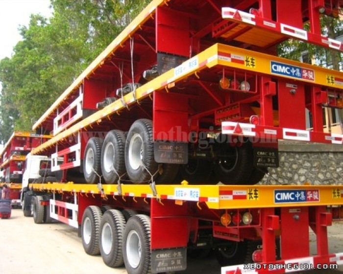 Đại lý bán rơ moóc CIMC Sàn 3 trục 40 Feet 32 tấn 2016 tại Miền Nam