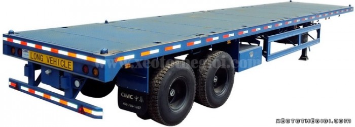 Thông tin cần bán gấp Sơ mi Rơ mooc sàn CIMC 3 trục 40 feet mẫu mới 100%