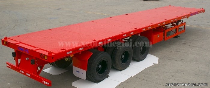 Thông tin cần bán gấp Sơ mi Rơ mooc sàn CIMC 3 trục 40 feet mẫu mới 100%