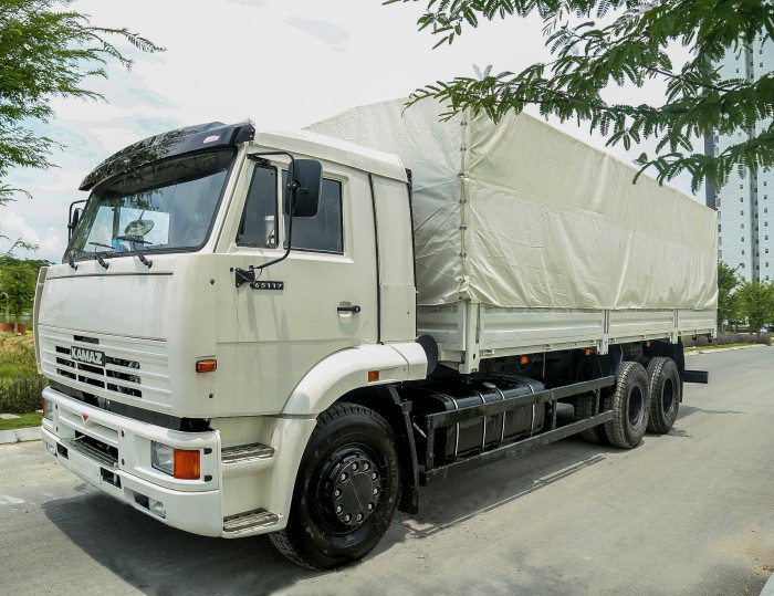 Xe tải thùng 3 chân 16 tấn Kamaz