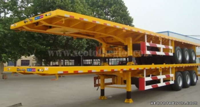 Rơ mooc sàn 40 feet CIMC Thẩm Quyến chính hãng, giá rẻ cạnh tranh