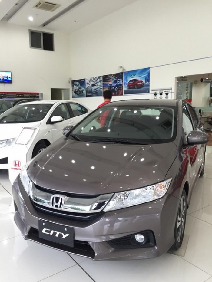 Honda City CVT 15AT sản xuất 2016 màu nâu titan xe xuất hóa đơn
