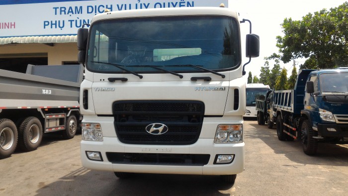 Chuyên  bán xe tải hyundai nhập khẩu, hyundai hd360 5 giò, tải 21 tấn, trả góp, đời 2016
