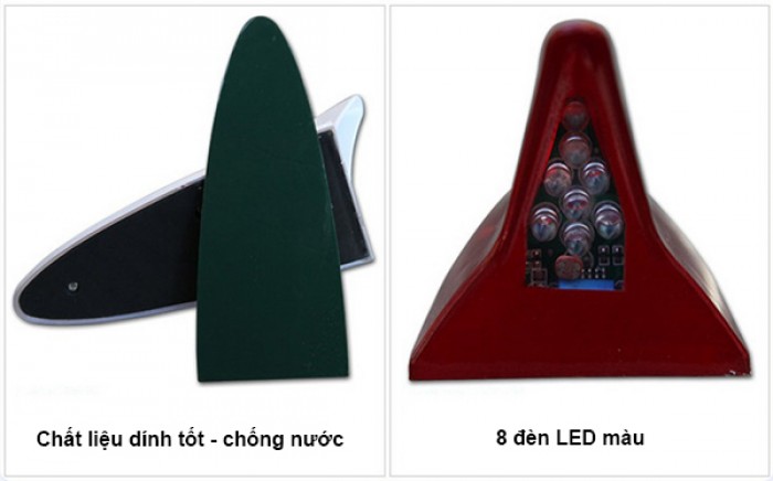 Vây cá đèn led sử dụng năng lượng mặt trời