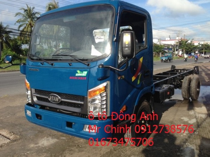 Bán xe tải veam vt260 2 tấn thùng dài 6m, động cơ hyundai