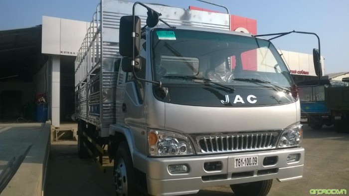 Bán xe tải jac1083k 6,4 tấn thùng mui bạc, thùng kín, thùng dài 6,3m