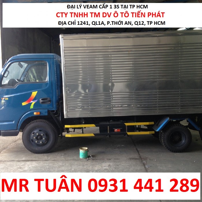 Bán xe Veam hyundai vt200 thùng 4,35 m tải 2 tấn xe bao ngon luôn