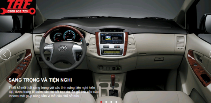 Ưu đãi tháng 10 khi mua Xe Toyota Innova G