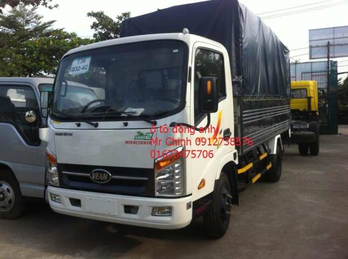 bán xe tải veam vt200 - 2 tấn, kiểu dáng hiện đại, động cơ hyundai
