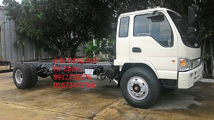 Bán xe jac 9,1 tấn, thùng dài 6,8m - thùng mui bạc, thùng kín-động cơ 4.8 lít