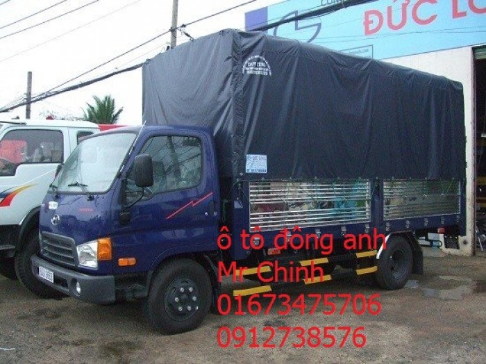 Bán xe tải hd800 - 7,9 tấn thùng mi bạc, thùng kín - động cơ hyundai hiện đại