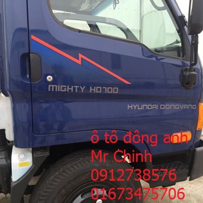 Bán xe tải hd800 - 7,9 tấn thùng mi bạc, thùng kín - động cơ hyundai hiện đại
