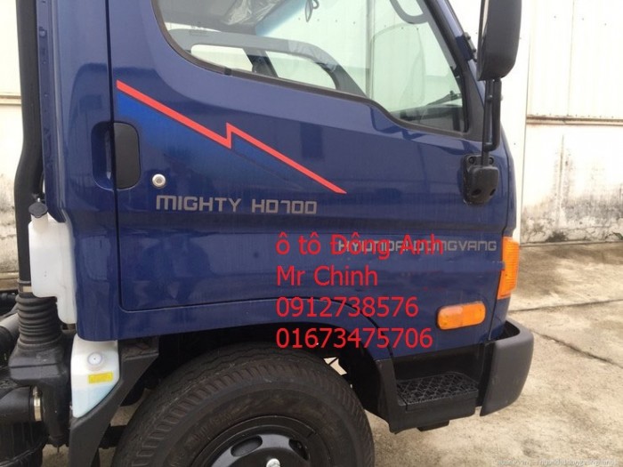 Bán xe tải hd800 - 7,9 tấn thùng mi bạc, thùng kín - động cơ hyundai hiện đại