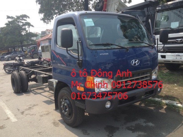 Bán xe tải hd700 -  7 tấn thùng dài 6m - động cơ hyundai