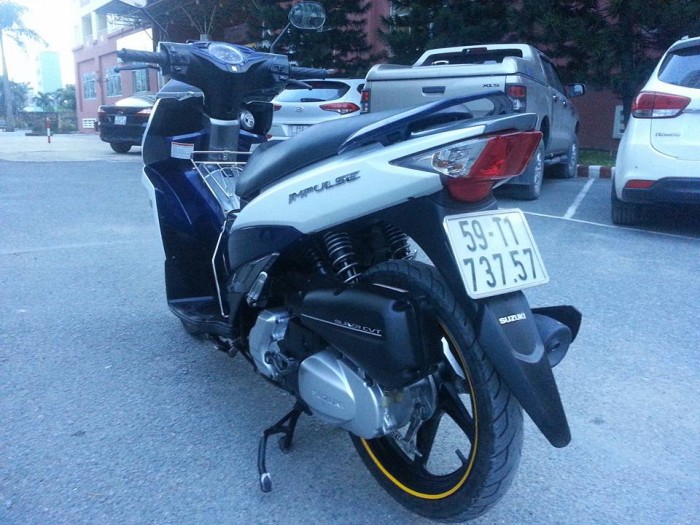 Suzuki Impulse 125Fi Trắng Xanh Phiên Bản Đặc Biệt Odo 5000Km Tuyệt Đẹp