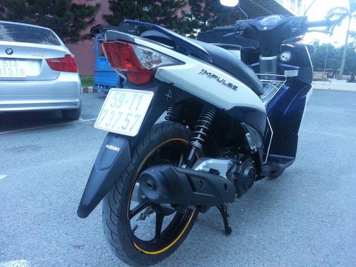 Suzuki Impulse 125Fi Trắng Xanh Phiên Bản Đặc Biệt Odo 5000Km Tuyệt Đẹp