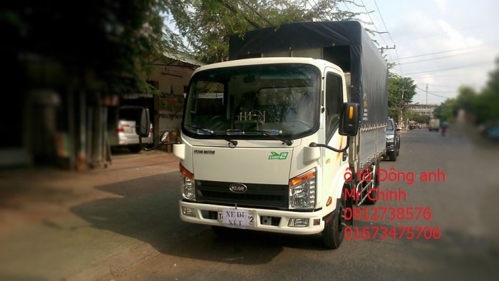 Bán xe tải veam vt350 - 3,5 tấn thùng dài 4,8m, động cơ hyundai