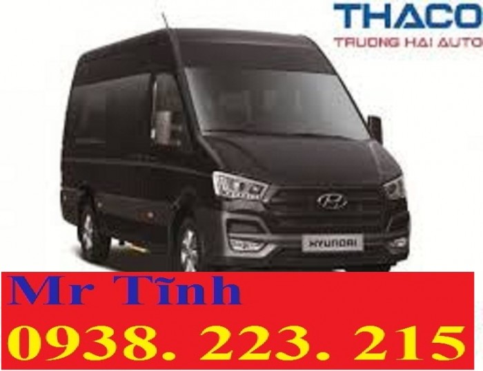 Thông số xe 16 chỗ thaco mới; thông số xe khách 16 chỗ hyundai h350 thaco