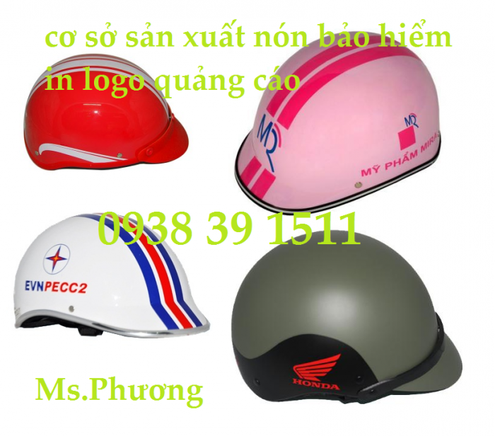 Mũ bảo hiểm sự kiện, mũ bảo hiểm quà tặng khách hàng