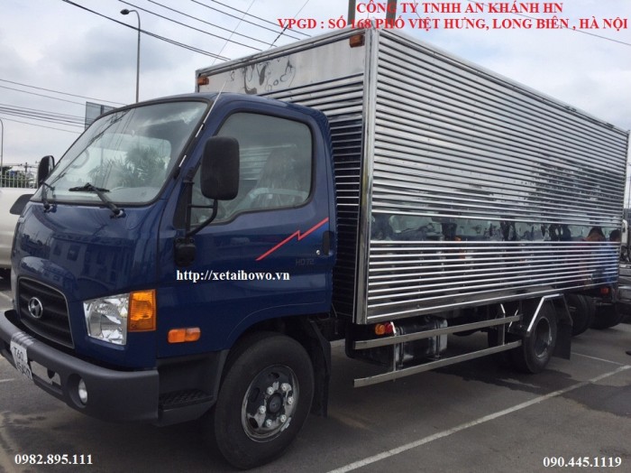 Xe tải Hyundai 3,5 tấn thùng kín nhập khẩu