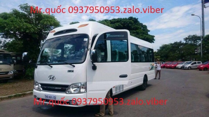 Bán xe county tracomeco hyundai 3 cục thân dài.