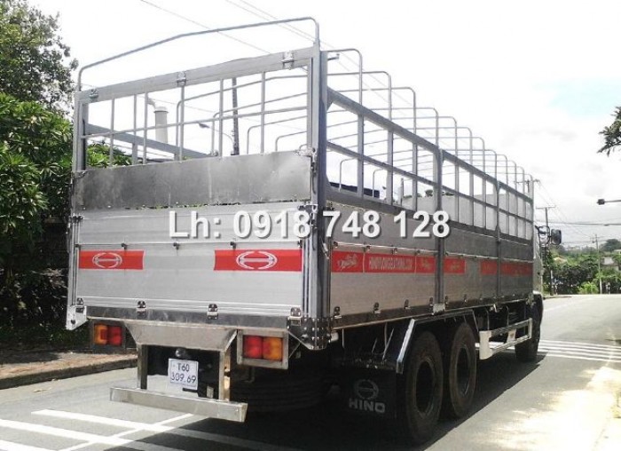 Bán xe tải Hino FL8JTSL 3 chân 16 tấn thùng phủ bạt 9m4 2016 giá 1 tỷ 540 triệu