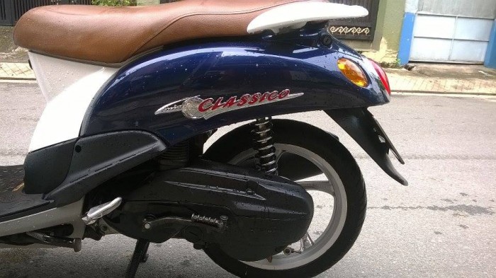 Xe Yamaha Classico Mio màu xanh trắng