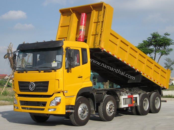 Bán xe tải Dongfeng 4 chân thùng vuông cầu dầu