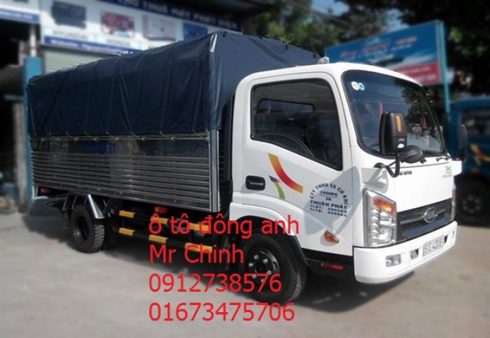 Bán xe tải veam vt252, 2 tấn 4, bán xe tải chạy trong thành phố, động cơ hyundai