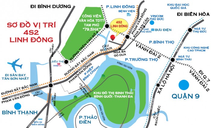 Căn hộ 4s riverside linh đông- mở bán đợt đầu-cơ hội sinh lời cao