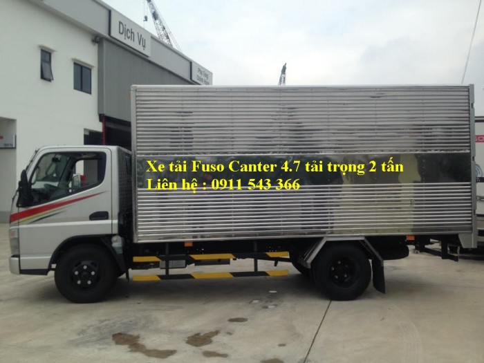 Xe tải Fuso canter 4.7 tải trọng 2 tấn, giá xe tải Fuso Canter 2 tấn