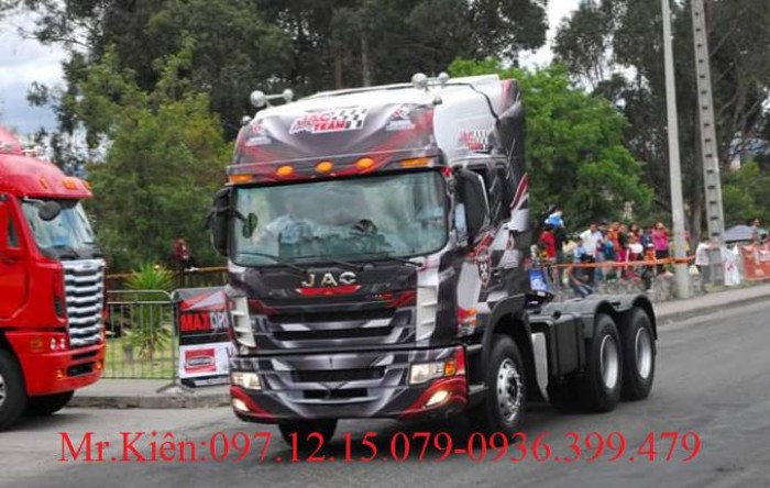 Xe đầu kéo jac,xe đầu kéo jac 2 cầu,xe đầu kéo jac 2 cầu giá rẻ tại Hà Nội 2