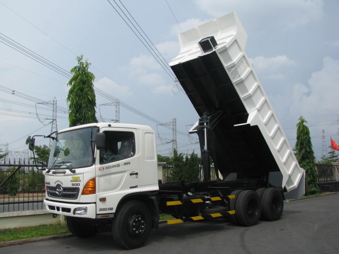 Bán xe ben Hino FM8JNSA lòng thùng ben dài 5m, thể tích 10m3