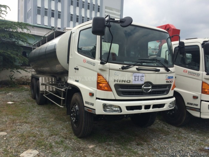 Xi téc Hino FM8JNSA 18m3 chở xăng dầu, Hino thùng chở dầu