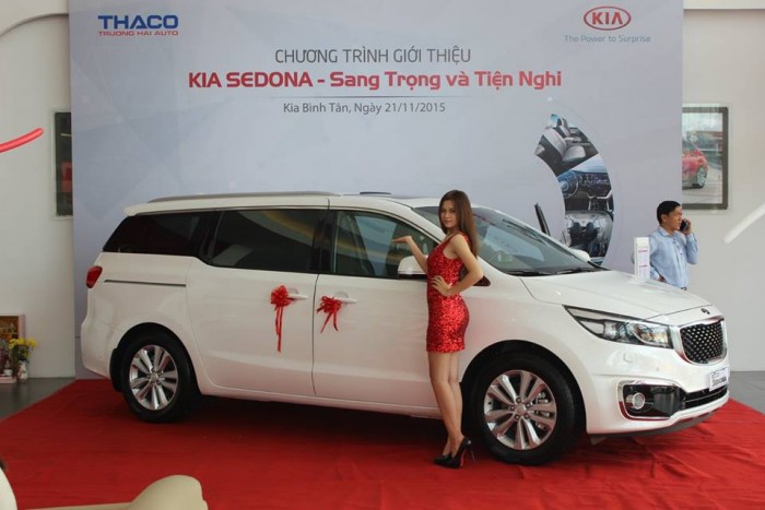 Kia Sedona mẫu xe 7 chỗ cỡ lớn với thiết kế hiện đại sang trọng đã ra mắt.