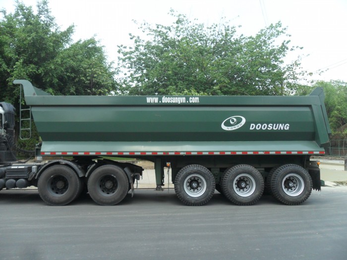 Tp.HCM bán Sơ mi Rơ Moóc Moóc ben thể tích 24 m3, giao xe Toàn Quốc