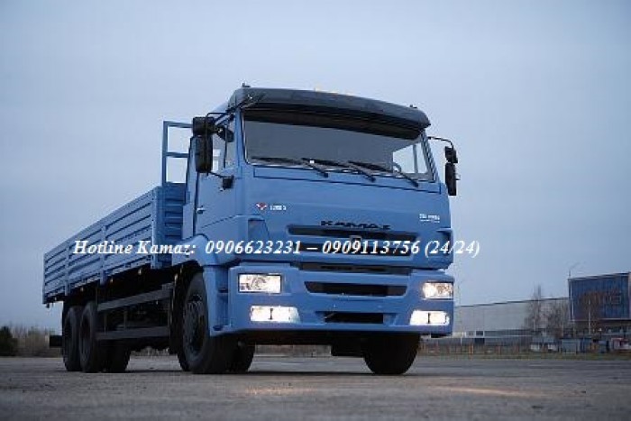 Tải thùng Kamaz 65117 mới 2016