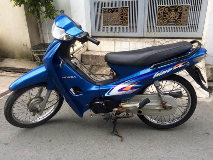 Honda  alpha LD, màu xanh, xe đẹp,máy êm