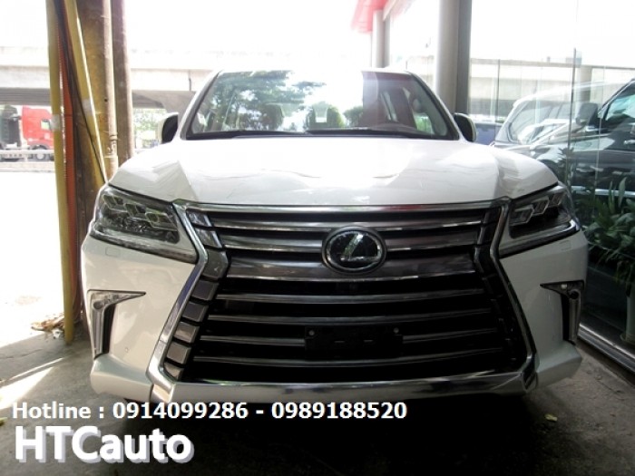 Bán Xe Lexus LX 570 Sport Plus 2016 màu trắng ,nội thất da bò